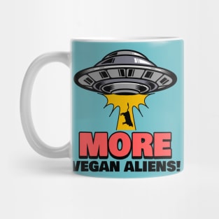 Funny Vegan Alien Mug